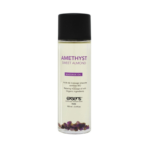 Органическое массажное масло AMETHYST SWEET ALMOND - 100 мл. фото 2