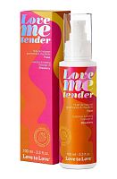 Съедобное согревающее массажное масло Love Me Tender Strawberry с ароматом клубники - 100 мл.