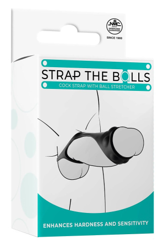 Черная насадка-стимулятор Strap The Balls фото 3 Черная насадка-стимулятор Strap The Balls фото 3