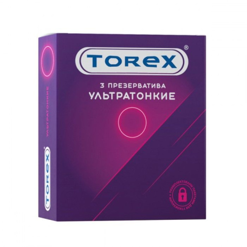 Презервативы Torex Ультратонкие - 3 шт. Презервативы Torex Ультратонкие - 3 шт.