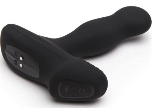 Чёрный перезаряжаемый массажёр предстательной железы NEXUS Revo Slim фото 3