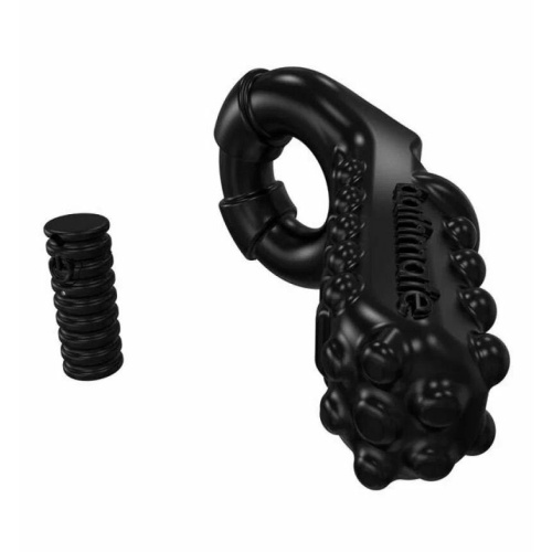 Чёрное эрекционное виброкольцо Tickle фото 2 Чёрное эрекционное виброкольцо Tickle фото 2