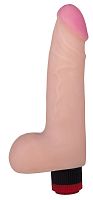 Реалистичный вибратор из материала неоскин - 22,7 см.