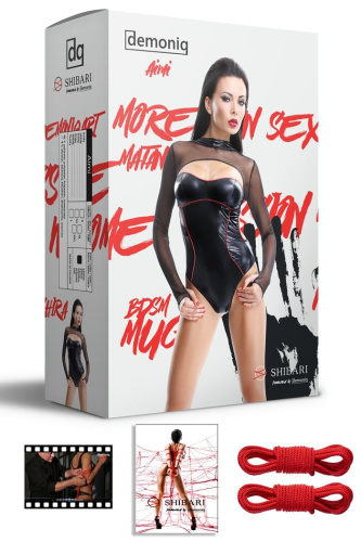 Боди Aimi с длинными рукавами и веревками для связывания фото 4 Боди Aimi с длинными рукавами и веревками для связывания фото 4