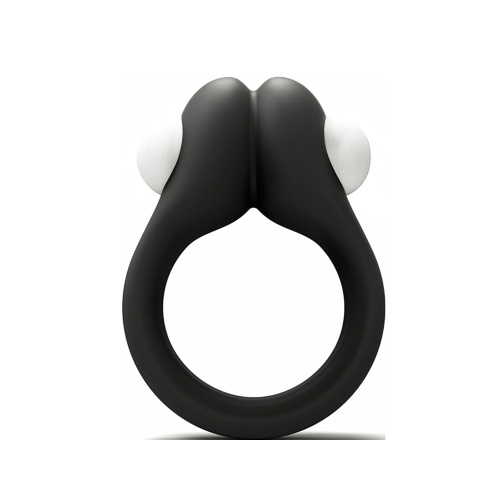 Черное эрекционное кольцо Zippy Vibrating Ring With Bullet
