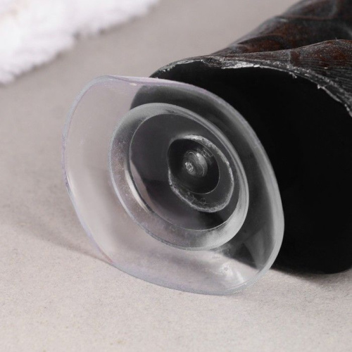 Черное фигурное мыло  Фаворит  на присоске - 13 см. фото 2