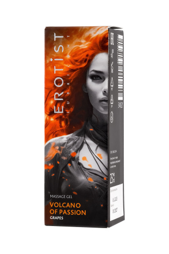 Гель с эффектом вибрации Volcano Of Passion со вкусом винограда - 25 мл. фото 3