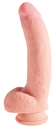 Телесный фаллоимитатор на присоске 10 Triple Density Cock with Balls - 26,7 см. Телесный фаллоимитатор на присоске 10 Triple Density Cock with Balls - 26,7 см.