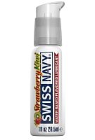 Лубрикант Swiss Navy Strawberry Kiwi Lube с ароматом клубники и киви - 29,5 мл.