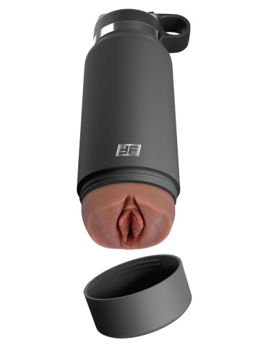 Смуглый мастурбатор-вагина в корпусе-бутылке F*ck Flask фото 3
