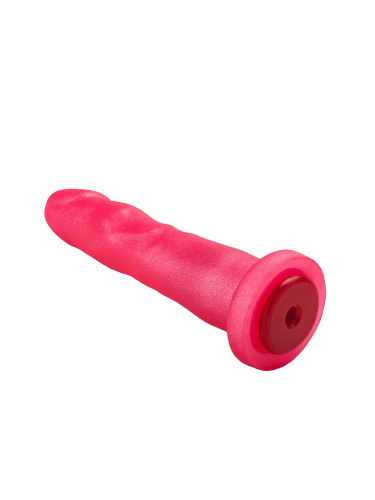 Розовый гелевый анальный фаллоимитатор - 14,5 см. фото 4