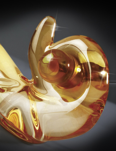 Желтый стеклянный фаллос с вибропулей ICECLES №35 - 18,5 см. фото 3 Желтый стеклянный фаллос с вибропулей ICECLES №35 - 18,5 см. фото 3