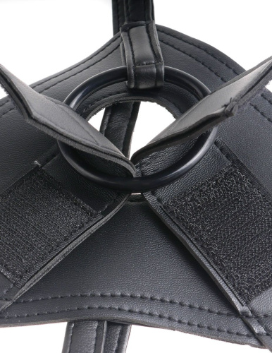 Телесный страпон на трусиках Strap-on Harness Cock - 20,3 см. фото 3