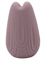 Сиреневый перезаряжаемый вибратор Vase - 7,4 см.