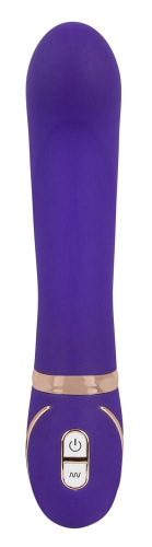 Фиолетовый вибромассажер для точки G Front Row Pink GR - 22 см. фото 2