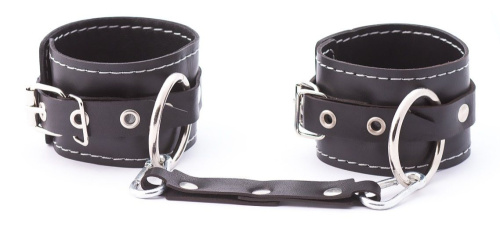 Кожаные двухслойные оковы с регулируемыми ремешками Кожаные двухслойные оковы с регулируемыми ремешками