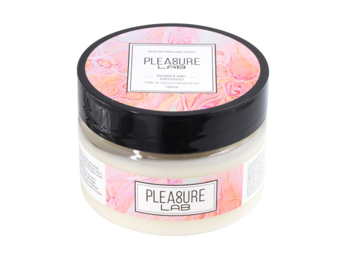 Массажный крем Pleasure Lab Delicate с ароматом пиона и пачули - 100 мл. фото 2