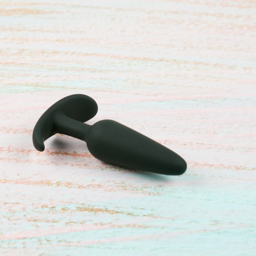 Черная анальная пробка для ношения Big Secret - 12,5 см. фото 6