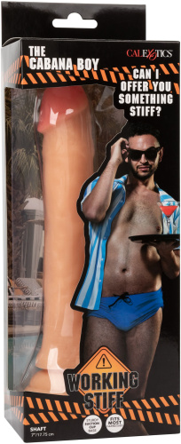 Телесный фалоимитатор The Cabana Boy - 24,2 см. фото 3