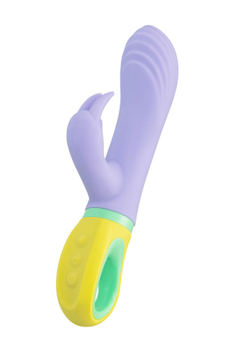 Сиреневый вибратор-кролик Wisteria - 18,5 см. Сиреневый вибратор-кролик Wisteria - 18,5 см.