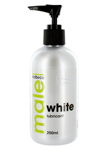 Анальная смазка на водной основе MALE Cobeco White Lubricant - 250 мл. Анальная смазка на водной основе MALE Cobeco White Lubricant - 250 мл.
