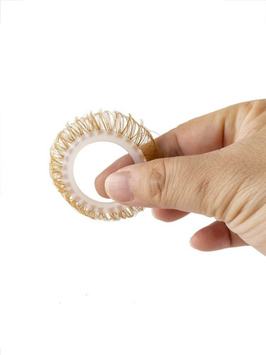 Эрекционное кольцо с бежевыми «ресничками» фото 6 Эрекционное кольцо с бежевыми «ресничками» фото 6