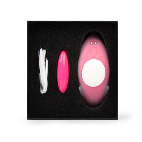 Розовый вибростимулятор Panty Vibrator для ношения в трусиках фото 7