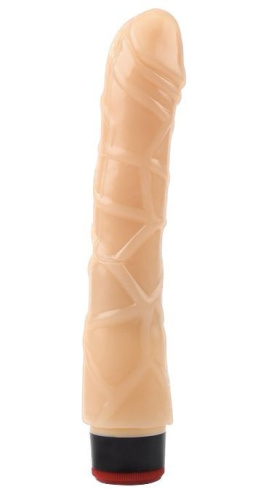 Телесный вибратор 9 Vibrating Dildo NO.2 - 22 см. Телесный вибратор 9 Vibrating Dildo NO.2 - 22 см.