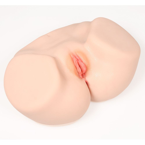 Телесный полуторс с двойным слоем материала и вибрацией Vanilla Onahole Real Vagina фото 2