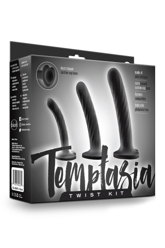 Набор из 3 стимуляторов со спиралевидным рельефом Twist Kit фото 5 Набор из 3 стимуляторов со спиралевидным рельефом Twist Kit фото 5