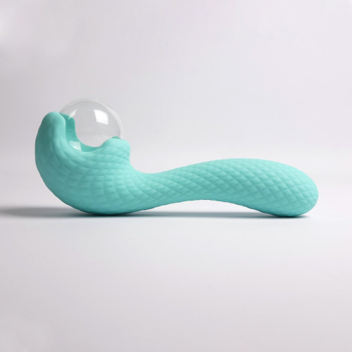 Бирюзовый вибромассажёр с деликатными токами фото 6 Бирюзовый вибромассажёр с деликатными токами фото 6