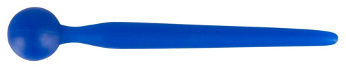 Синий уретральный стимулятор Penis Plug - 9,6 см. фото 3