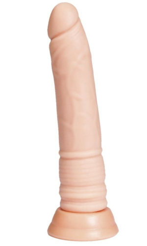 Телесный фаллоимитатор A-toys с присоской - 18см. Телесный фаллоимитатор A-toys с присоской - 18см.