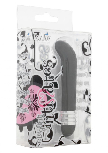 Чёрный вибратор ELEGANT INTIMATES G-SPOT для массажа точки G - 11 см. фото 2