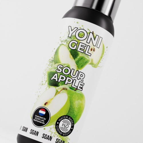 Лубрикант для орального секса SGAN со вкусом кислого яблока - 100 мл. фото 4