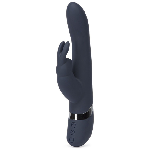 Тёмно-синий вибратор Oh My USB Rechargeable Rabbit Vibrator - 25,4 см. Тёмно-синий вибратор Oh My USB Rechargeable Rabbit Vibrator - 25,4 см.
