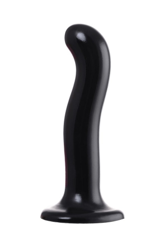 Черный стимулятор для пар P&G-Spot Dildo Size L - 19 см. фото 4