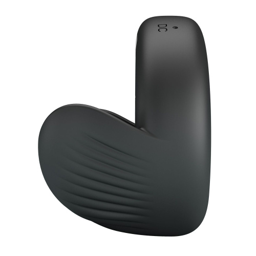 Черное эрекционное виброкольцо Quentin фото 4