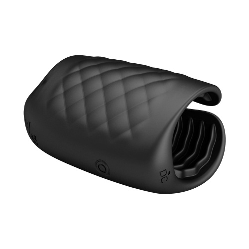 Черный мастурбатор с вибростимуляцией головки Black Glans Trainer фото 6