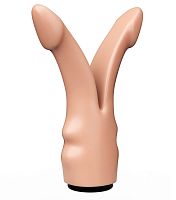 Телесная сплит-насадка харнесс - 16,5 см.