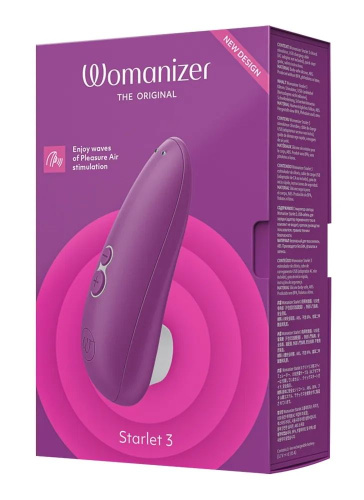 Лиловый клиторальный стимулятор Womanizer Starlet 3 фото 5