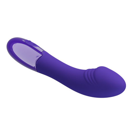 Фиолетовый вибростимулятор Elemetal-Youth - 19,3 см. фото 3