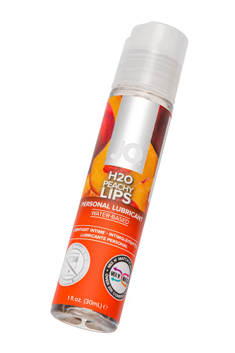 Лубрикант с ароматом персика JO Flavored Peachy Lips - 30 мл. фото 5