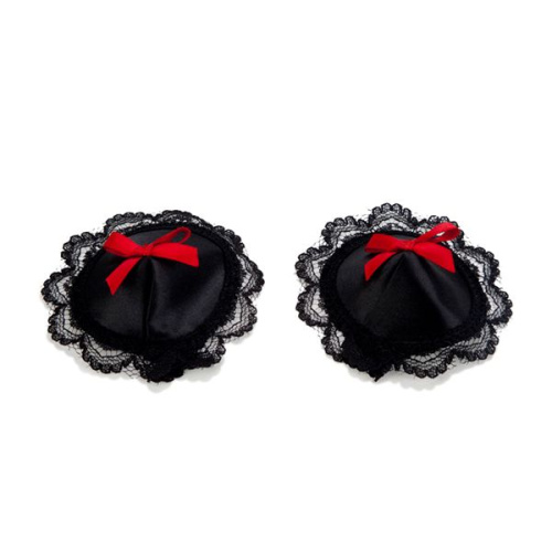 Сатиновые пестисы с бантиками Satin Pasties фото 2