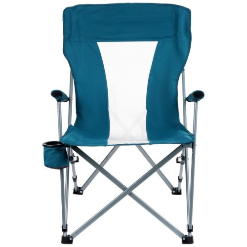 Бирюзовое туристическое кресло Maclay с подстаканником (64х42х93 см) фото 5