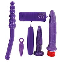 Большой анальный набор FULL ANAL KIT VIOLET