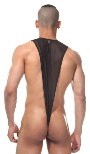 Мужское боди с контрастным гульфиком фото 2 Мужское боди с контрастным гульфиком фото 2