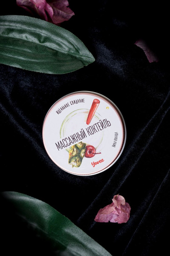 Массажная свеча «Массажный коктейль» с ароматом пина колады - 30 мл. фото 9