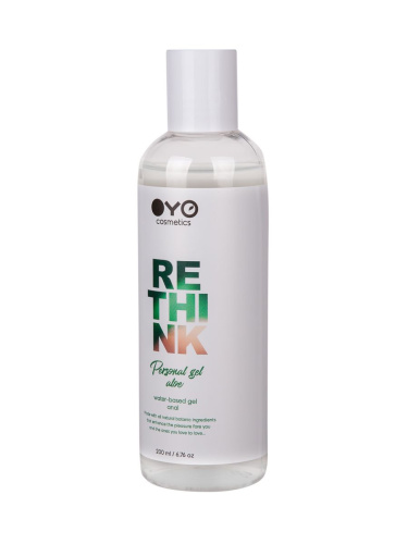 Анальный увлажняющий гель на водной основе OYO Personal Gel Aloe - 200 мл. фото 2