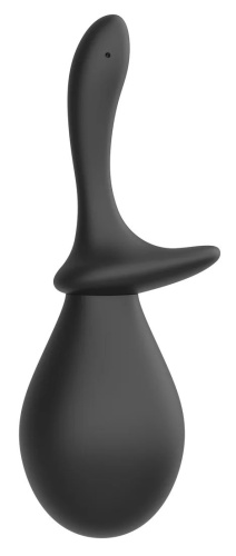 Черный анальный душ Nexus Anal Douche Set с 2 сменными насадками фото 2